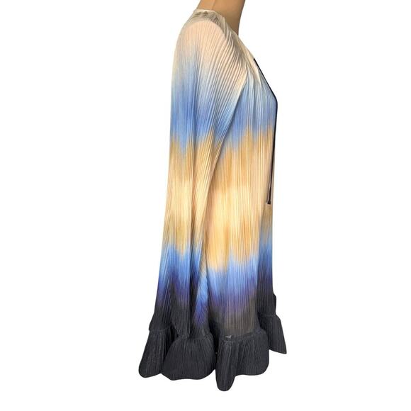 Jonathan Simkhai Adasia Mini Dress Sky Ombre Size 10‎ - Picture 8 of 10